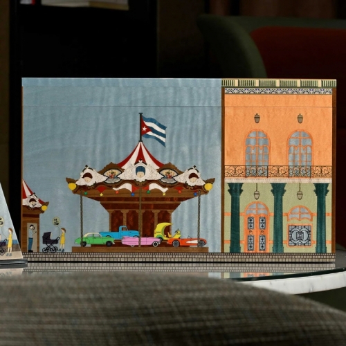 Elie Bleu "CASA CUBANA" CAROUSEL 120ct 휴미더