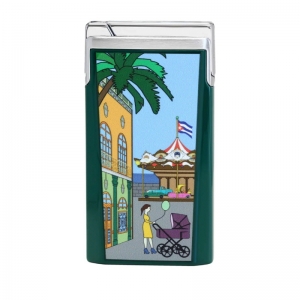 Elie Bleu 'CASA CUBANA' Carousel Green 라이터