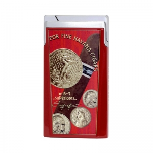 Elie Bleu 'Medal' Red 라이터