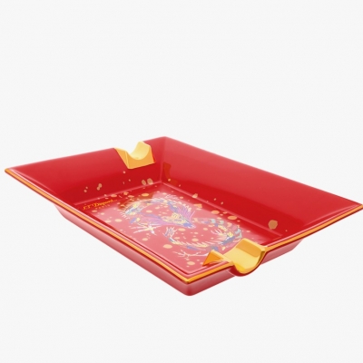 S.T 듀퐁 Dragon 시가 재떨이 Burgundy