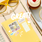 이지금 팬심뿜뿜 스티커 - 꽃갈피 테마