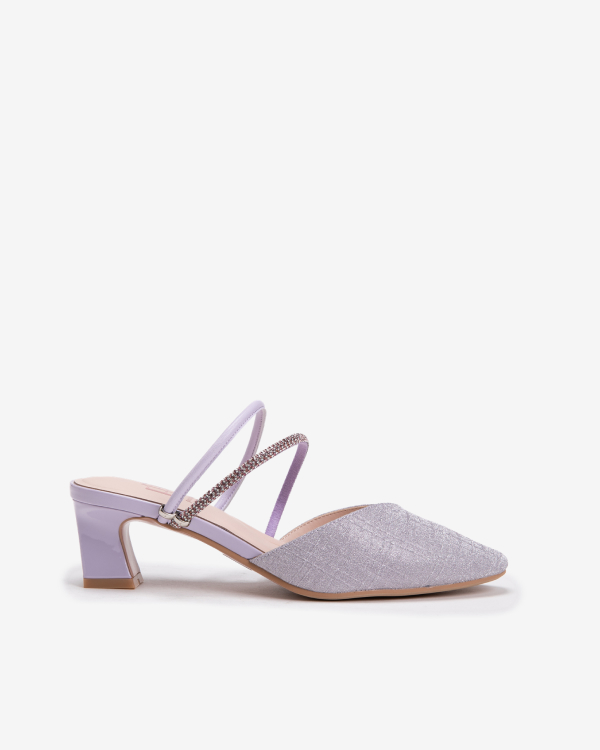 여성 글리터 포인트 투웨이 펌프스