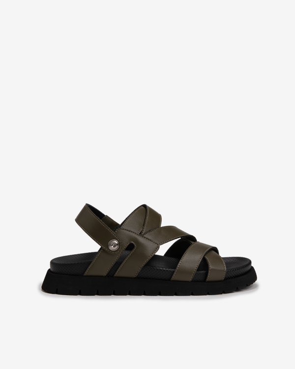 남성 세미 캐주얼 크로스 샌들