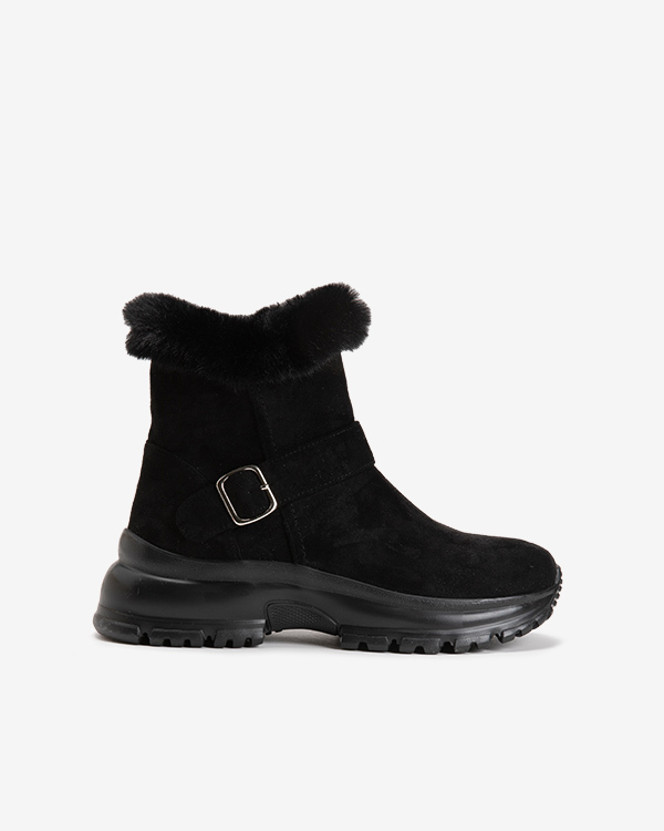 여성 클로이 퍼 부츠