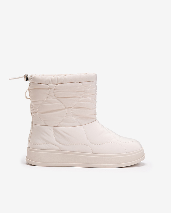 여성 로아 패딩 미들부츠