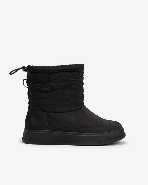 여성 로아 패딩 미들부츠