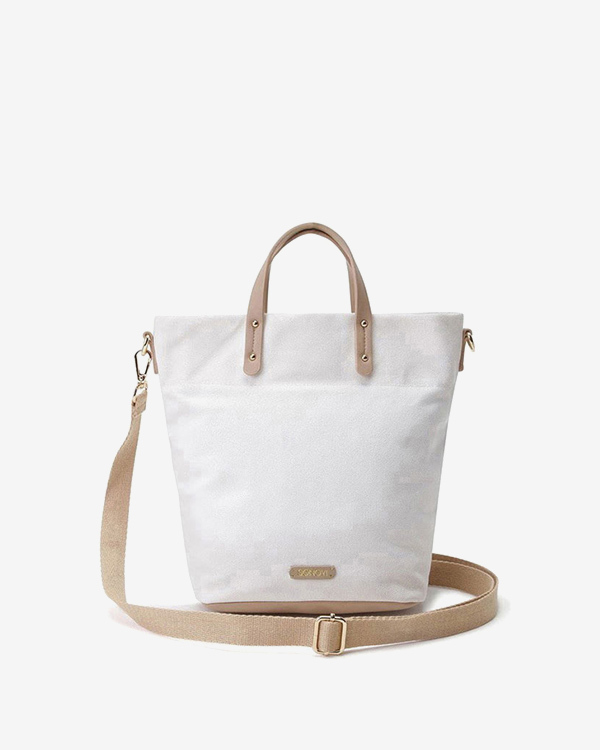 여성 콩장식 에코백