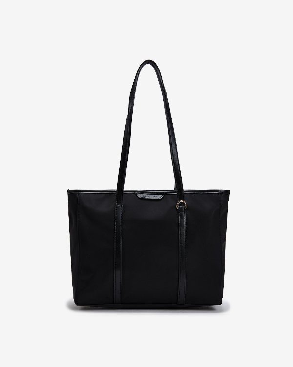 여성 엘로 나일론 숄더백 M