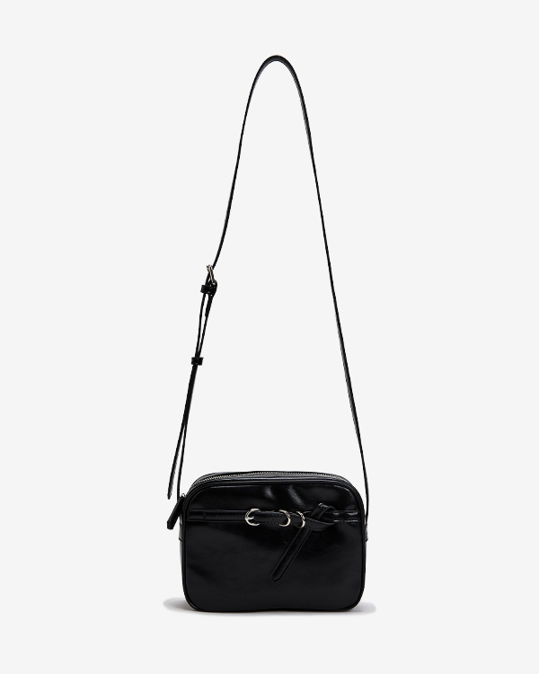 여성 리브 벨트 크로스백