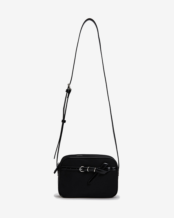 여성 리브 나일론 크로스백