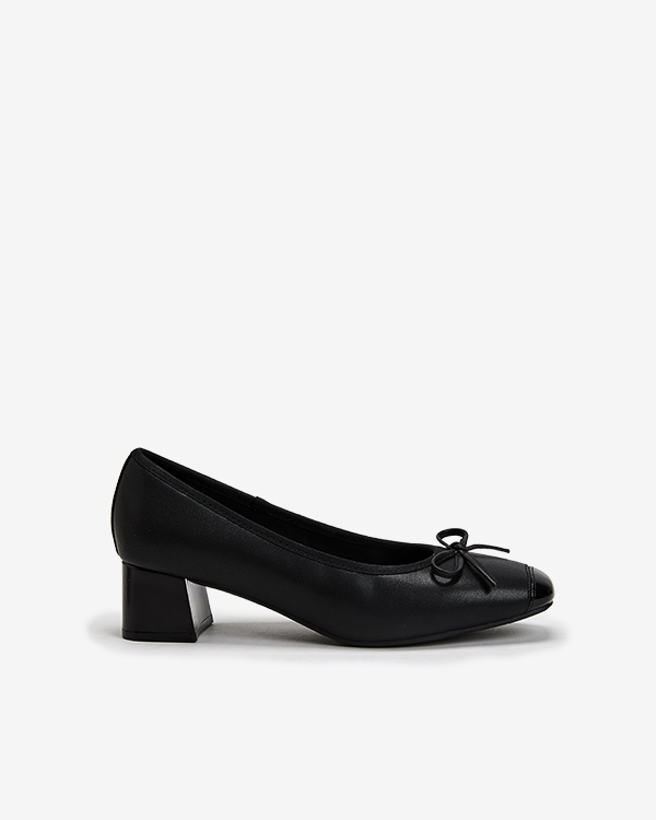 여성 벨로아 리본 펌프스