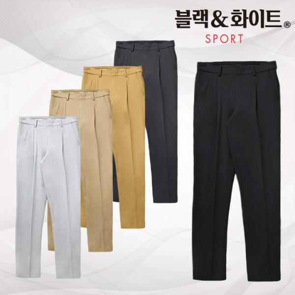 병행 블랙앤화이트 골프웨어 기능성 팬츠 남성용 BGF5101EC
