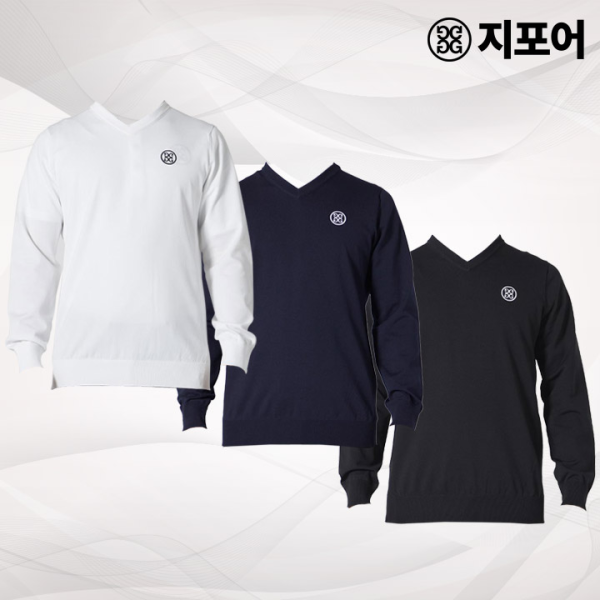 병행 지포어 골프웨어 남성용 긴팔 스웨터 브이넥 니트 073212703