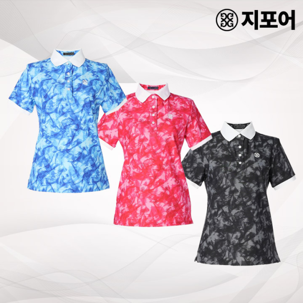 병행 지포어 골프웨어 여성용 반팔 폴로 셔츠 073213057