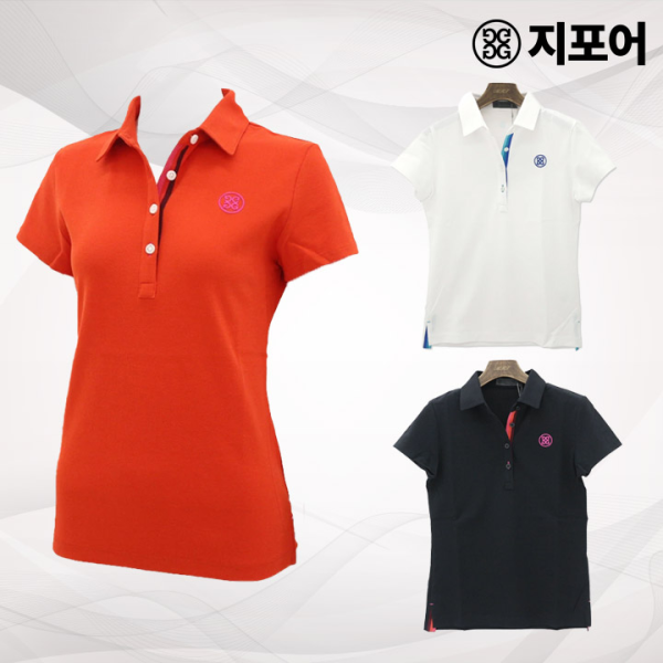 병행 지포어 골프웨어 여성용 반팔 폴로 셔츠 073213080