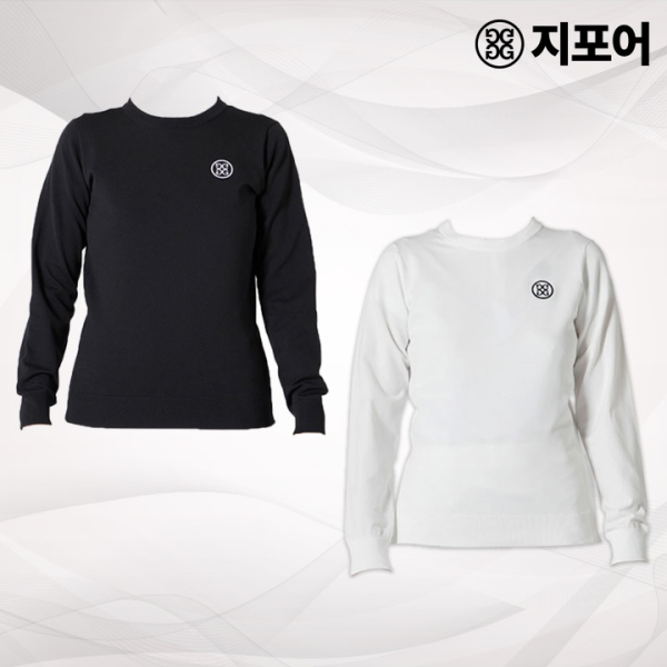 병행 지포어 골프웨어 여성 기능성 라운드 니트 스웨터 073212758