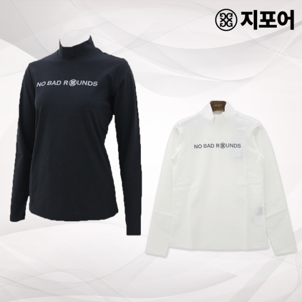 병행 지포어 골프웨어 여성용 긴팔 티셔츠 모크넥 이너티 073217052