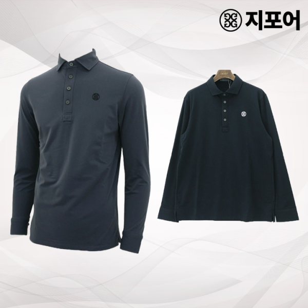 병행 지포어 골프웨어 남성용 긴팔 폴로 셔츠 073217004