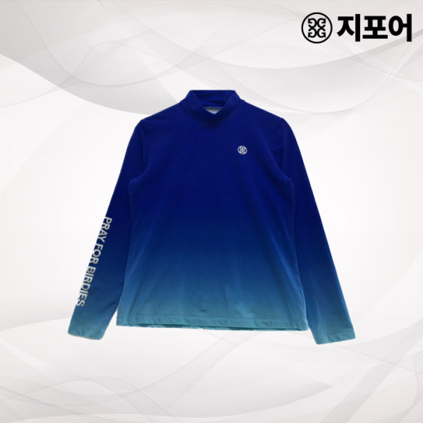 병행 지포어 골프웨어 여성용 모크넥 긴팔 기모 티셔츠 073215058