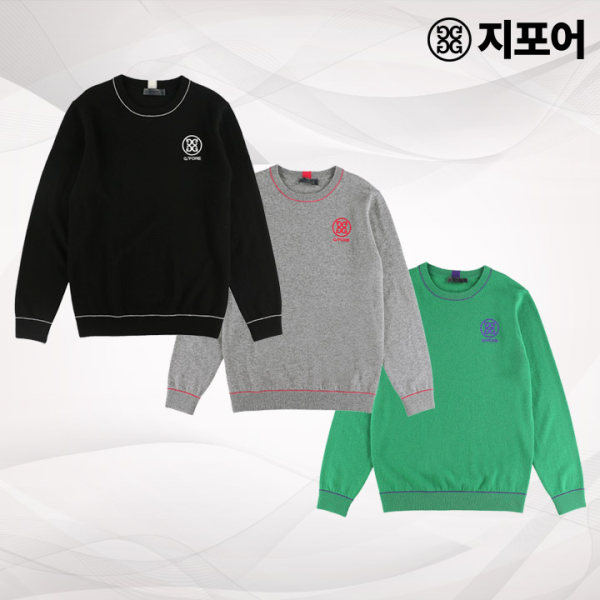 병행 지포어 골프웨어 남성용 크루넥 니트 073215712
