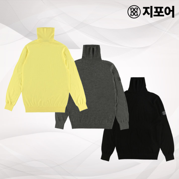 병행 지포어 골프웨어 남성용 캐시미어 터틀넥 니트 073214705