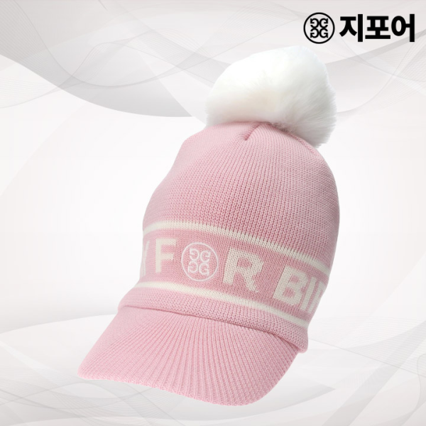 병행 지포어 여성 폼폼 울 니트 캡 골프모자 방한 073215845