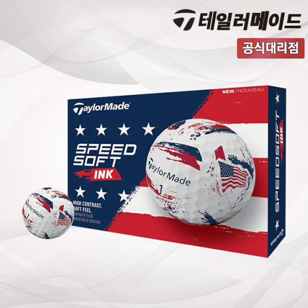테일러메이드 스피드 소프트 잉크 2피스 골프공 USA [테일러메이드코리아]