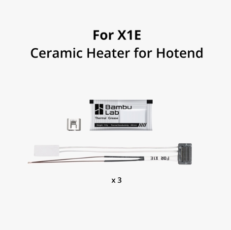 Ceramic Heater for Hotend - X1E용