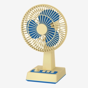 제로쉘 레트로 탁상용 미니 무선 선풍기