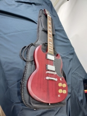 전체도장 에피폰 sg 레드와인 일렉기타