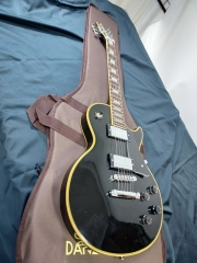 국산 커스텀 타입의 코헨 블랙 레스폴 기타