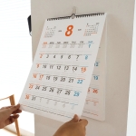 오첵 2026 15개월 벽걸이 달력 레트로