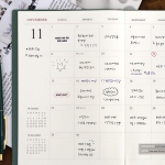인디고 2026 오피셜 빅 먼슬리 스케줄러 A4