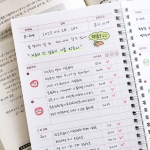 혼자공부 집중과목 스터디 플래너