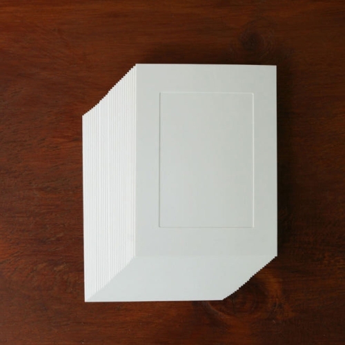 6X8 종이액자 WHITE 20장