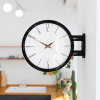 타임데코 모던 양면 벽시계 A7