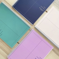 도트앤도트 수학노트 2등분 4분할 스프링 모눈노트