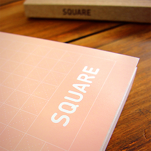 돈북 SQUARE 핑크 노트