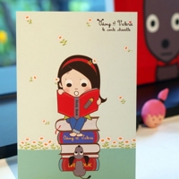 오동에발레리 스터디 엽서