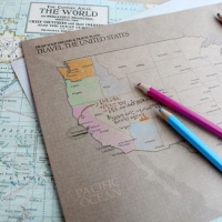 노크 USA Map Sketch