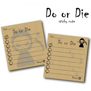 하이모리 스티키 노트 Do or Die 점착메모지