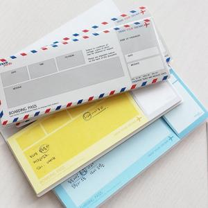 노크 BOARDING PASS 점착메모지