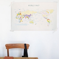 노크 WORLD MAP Watercolor