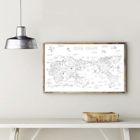 노크 DRAWING WORLD MAP