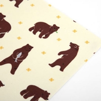 이투컬렉션 그리즐리베어 패브릭 스티커 82번