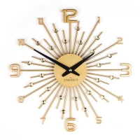 Crystal Clock Gold
