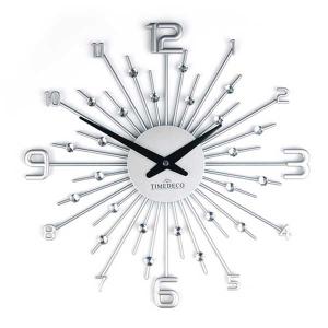 Crystal Clock Silver
