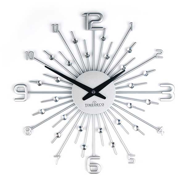 Crystal Clock Silver