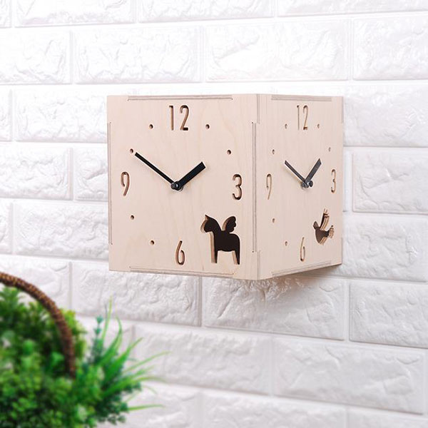 자작나무 3 Clock 큐브클락