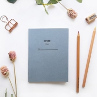 오체크 NOTE LIST A6 블루 체크리스트